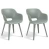 Keter Outdoor Chairs Akola 2 pcs Vintage Green Colour vintage green Quantity in Package 2 