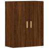 Brown Oak Wall Mounted Cabinets - 2 Pcs | HipoMarket