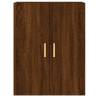 Brown Oak Wall Mounted Cabinets - 2 Pcs | HipoMarket