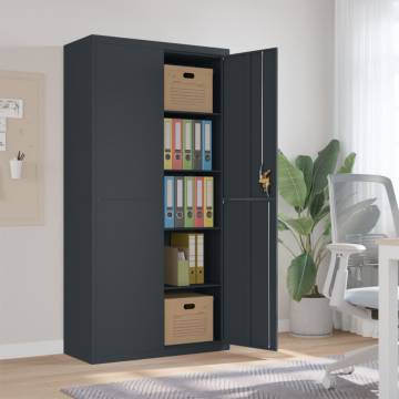 File Cabinet Anthracite 90x40x180 cm Steel - Stylish & Durable