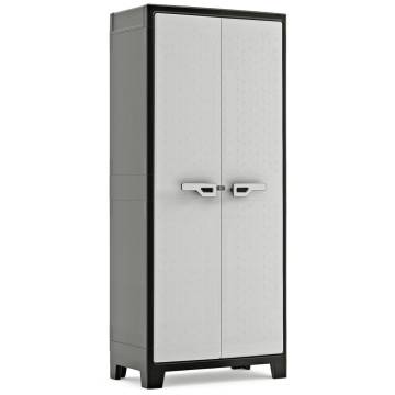 Keter Titan Storage Cabinet - Black & Grey - 182 cm