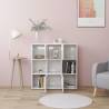 Book Cabinet High Gloss White - Stylish Storage Solution