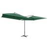 Double Parasol with Steel Pole 250x250 cm - Stylish Shade Solution