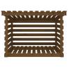 Firewood Rack Honey Brown - 108x73x79 cm Solid Pine Wood