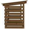 Firewood Rack Honey Brown - 108x73x79 cm Solid Pine Wood