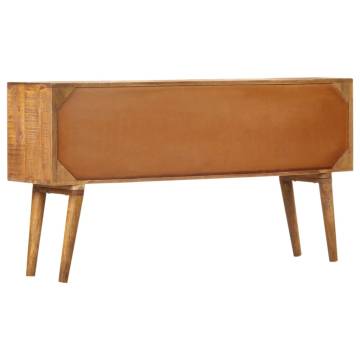 Elegant Sideboard with Printed Pattern - Solid Mango Wood