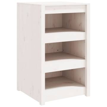 Outdoor Kitchen Cabinet White | 55x55x92 cm Solid Pine Wood