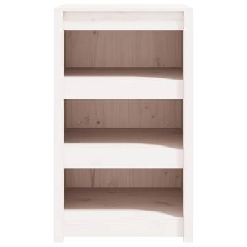 Outdoor Kitchen Cabinet White | 55x55x92 cm Solid Pine Wood