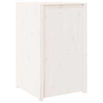 Outdoor Kitchen Cabinet White | 55x55x92 cm Solid Pine Wood