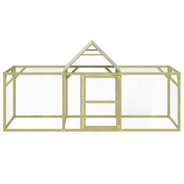 Chicken Coop 300x100x150 cm - Solid Wood Pine Enclosure