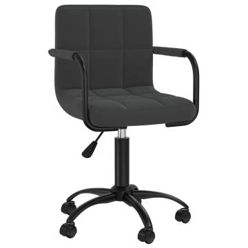 Swivel Office Chair Black Velvet - Stylish & Comfortable