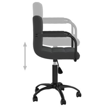 Swivel Office Chair Black Velvet - Stylish & Comfortable