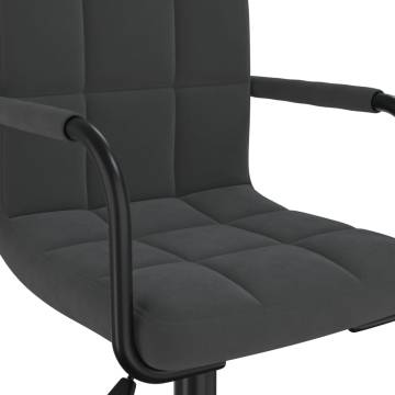 Swivel Office Chair Black Velvet - Stylish & Comfortable