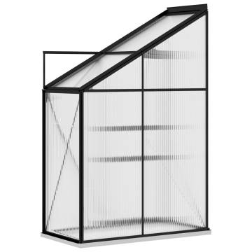 Anthracite Aluminium Greenhouse - Spacious & Durable | HipoMarket