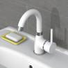 EISL Basin Mixer FUTURA White-chrome - Modern Bathroom Faucet