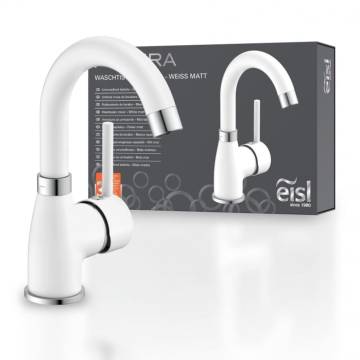 EISL Basin Mixer FUTURA White-chrome - Modern Bathroom Faucet