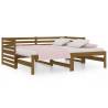 Versatile Pull-out Day Bed Honey Brown - Solid Pine Wood