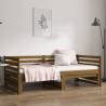 Versatile Pull-out Day Bed Honey Brown - Solid Pine Wood