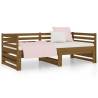 Versatile Pull-out Day Bed Honey Brown - Solid Pine Wood