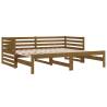 Versatile Pull-out Day Bed Honey Brown - Solid Pine Wood