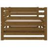 Versatile Pull-out Day Bed Honey Brown - Solid Pine Wood