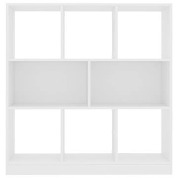 Stylish White Book Cabinet | 97.5x29.5x100 cm | Hipomarket