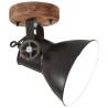 Industrial Wall/Ceiling Lamps 2 pcs Black E27 | Hipomarket