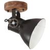 Industrial Wall/Ceiling Lamps 2 pcs Black E27 | Hipomarket