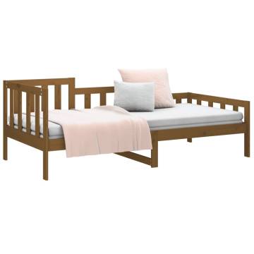 Honey Brown Day Bed 80x200 cm | Solid Pine Wood - Hipo Market