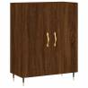 Elegant Highboard Brown Oak - 69.5x34x180 cm | HipoMarket