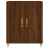 Elegant Highboard Brown Oak - 69.5x34x180 cm | HipoMarket