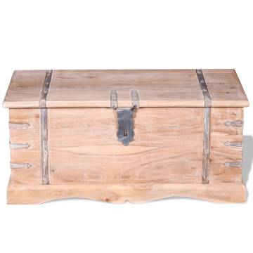 Acacia Wood Storage Chest - Unique & Stylish Storage Solution