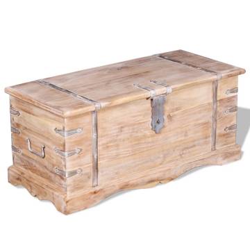 Acacia Wood Storage Chest - Unique & Stylish Storage Solution