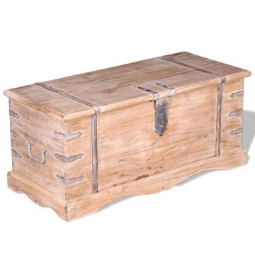 Acacia Wood Storage Chest - Unique & Stylish Storage Solution