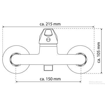 EISL Shower Mixer SPEED White - Stylish & Modern Bathroom Fixture