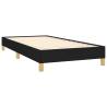 Black Fabric Bed Frame 90x190 cm - Stylish Single Bed