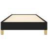 Black Fabric Bed Frame 90x190 cm - Stylish Single Bed