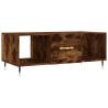 Stylish Smoked Oak Coffee Table - 102x50x40 cm | HiPoMarket