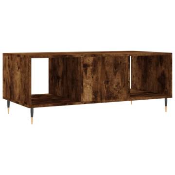 Stylish Smoked Oak Coffee Table - 102x50x40 cm | HiPoMarket