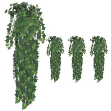 Artificial Ivy Bushes - Set of 4 Green 90 cm | Hipomarket