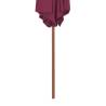 Outdoor Parasol with Wooden Pole 270 cm - Bordeaux Red | HipoMarket