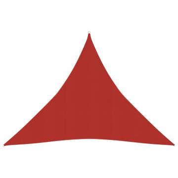 HDPE Sunshade Sail 4x4m Red - UV Protection & Mould Resistant