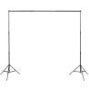 Professional Photo Studio Kit with 3 Cotton Backdrops