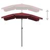 Bordeaux Red Garden Parasol with Crank & Tilt | Hipo Market