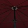 Bordeaux Red Garden Parasol with Crank & Tilt | Hipo Market