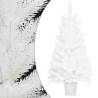 Pre-lit White Artificial Christmas Tree with Ball Set - 90 cm