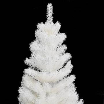 Pre-lit White Artificial Christmas Tree with Ball Set - 90 cm