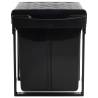 Soft-Close Kitchen Cupboard Pull-out Dustbin 48L