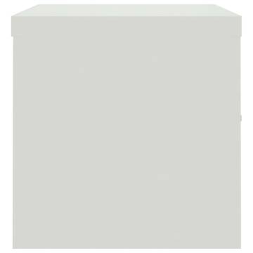 Light Grey File Cabinet 90x40x40 cm | Durable Steel Storage