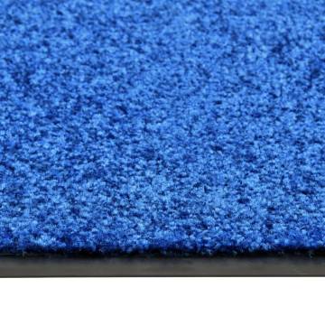 Washable Blue Doormat 120x180 cm - Durable & Non-Slip